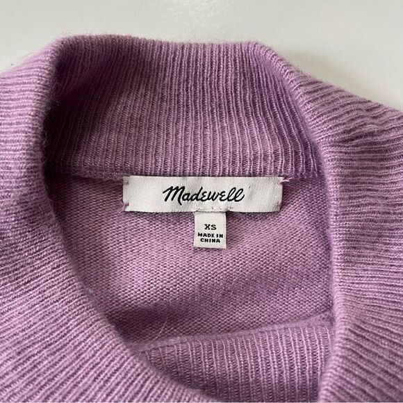 Madewell Wool Blend Mockneck Sweater XS - Picture 7 of 11